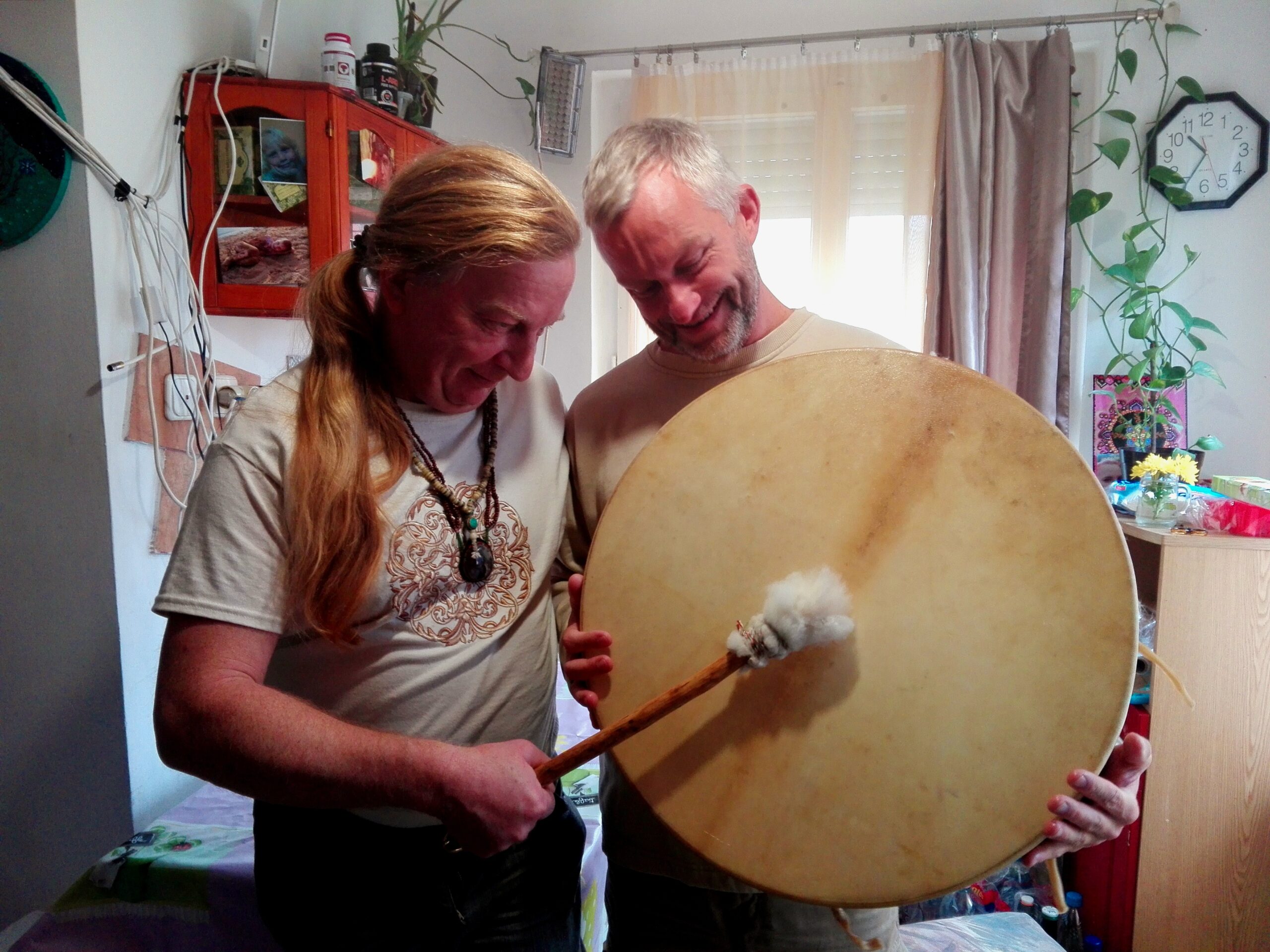 Nasza pierwsza wyprawa po bęben.